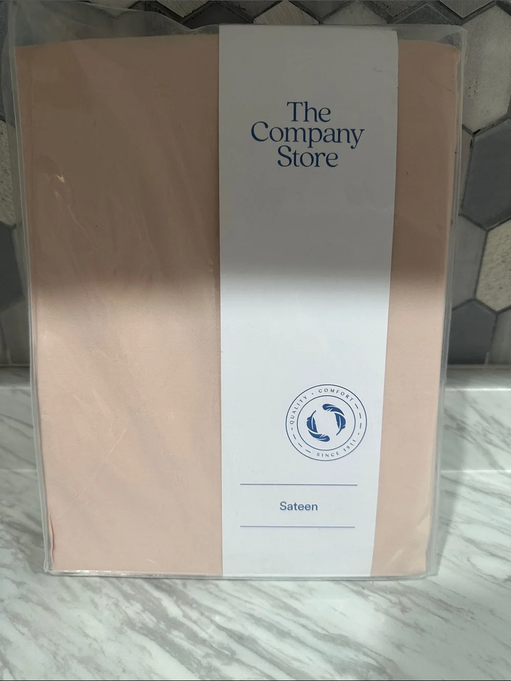 The Company Store Blush Pink Sheet Set
